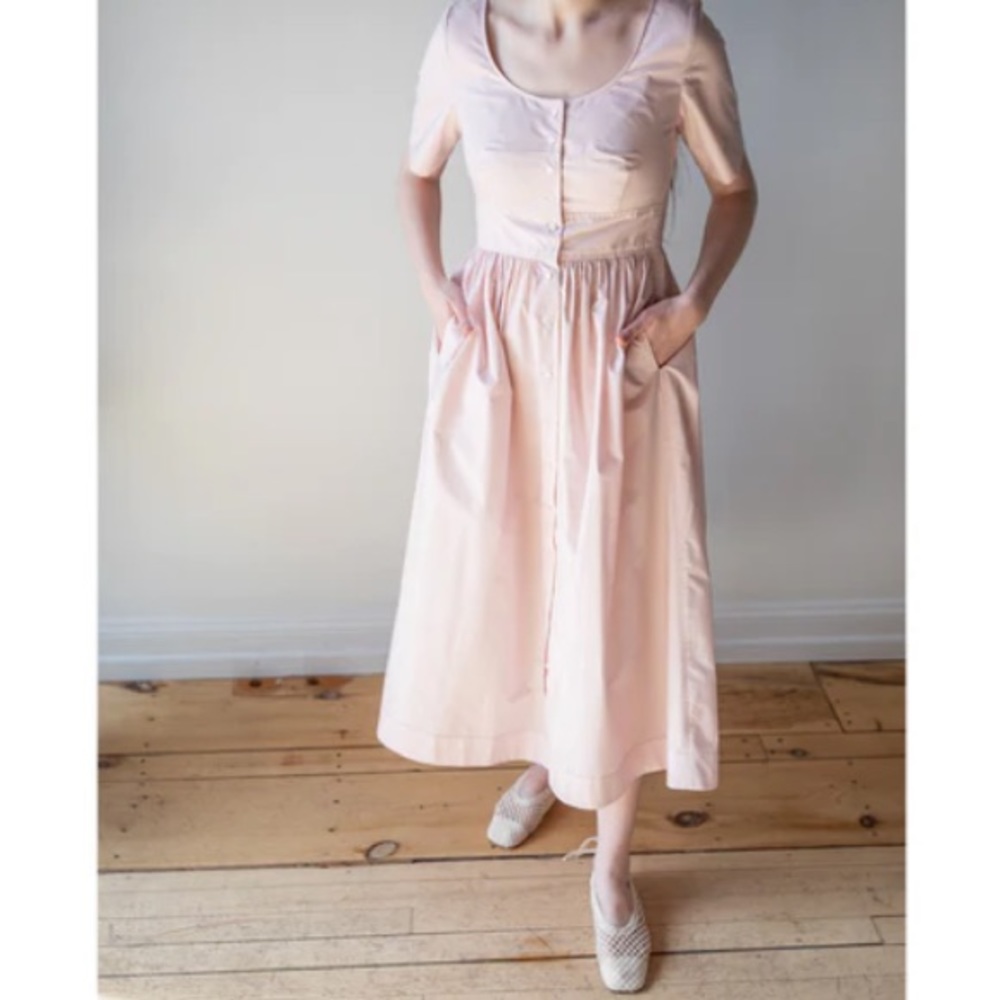 Caron Callahan Indira Dress in Petal Poplin